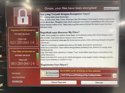 باج افزار WannaCrypt و راه های مقابله با آن